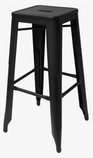 Banco - Tolix Stool Black Wood #7865734