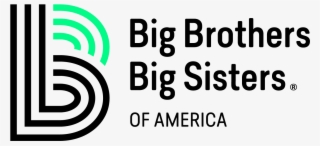 Bbbsa Black Green Lo - Big Brothers Big Sisters Of Central Indiana Logo #7865776
