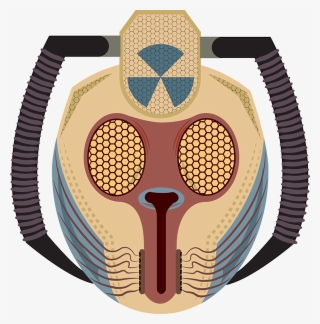 A Halloween Mask I Made For 2d Design In My Freshman - Illustration #7866428