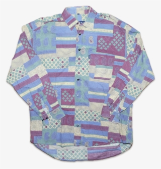 Vintage Pattern Shirt Xlarge - Patchwork #7867329