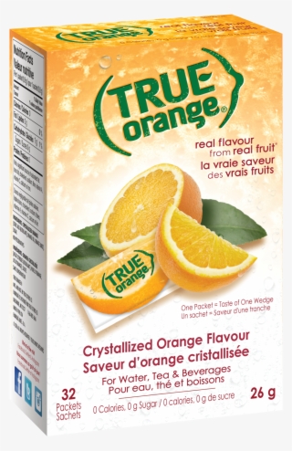 True Citrus - 32 Packets - Orange - Free Transparent PNG Download - PNGkey