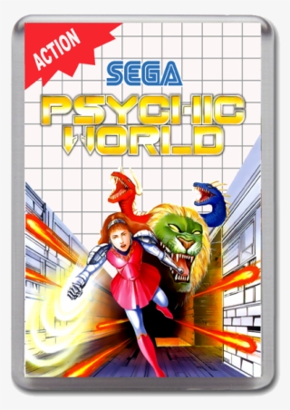 Psychic World Sega Master System Game Inspired Fridge - Psychic World #7867814