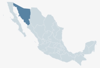 Mexico Map, Mx-son - Map Waste In Mexico #7868096