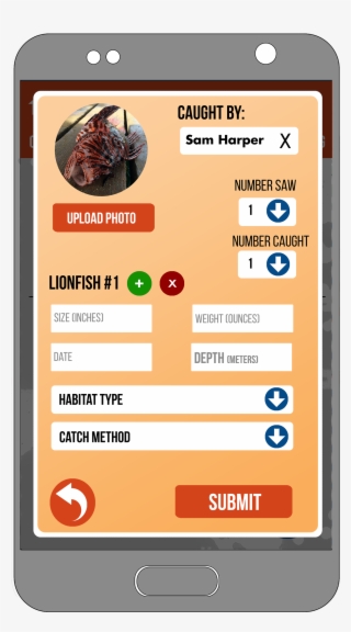 Lionfish App Screens - Iphone #7868994