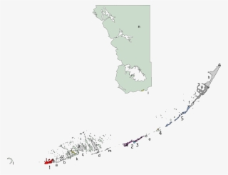 Collection Of Free Florida Vector Map - Monroe County Florida #7869225