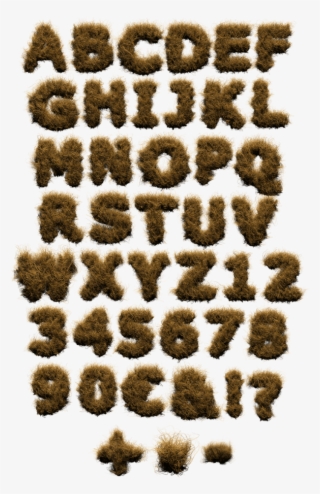 Hay Fur Soft Font - Fur Letters Font #7869298