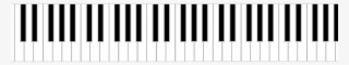 Piano Keys Vector - Acordes De Piano #7869338