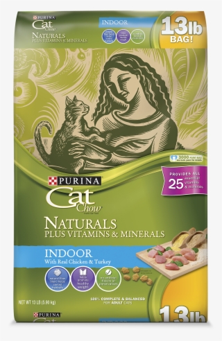 Purina Cat Chow Naturals Indoor Plus Vitamins & Minerals - Purina Cat Chow Naturals #7869412