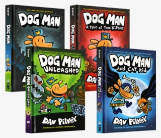 Spot Genuine Dog Man 4 Hardcover English Original Detective - Dogman Book #7869458