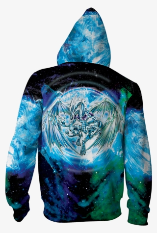 Yu Gi Oh Stardust Dragon 3d Zip Up Hoodie Fullprinted - Jinx Genji Hoodie #7869814