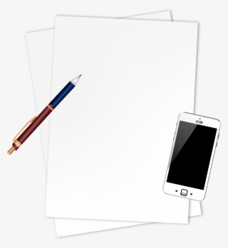 Cartoon Minimalistic Mobile Phone Paper Element - Mobile Phone #7869964