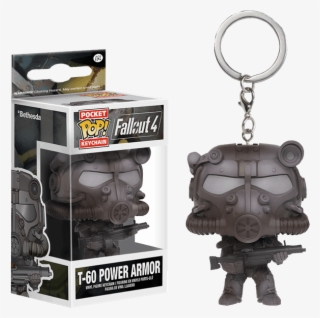 T-60 Power Armor Pocket Pop Vinyl Keychain - Pop Keychain Fallout 4 #7870859