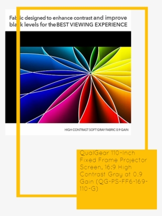 Qualgear 110 Inch Fixed Frame Projector Screen, - Diagram #7871886