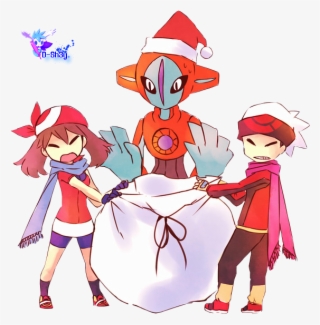Render Deoxys, Flora Et Brice - Cartoon #7872249