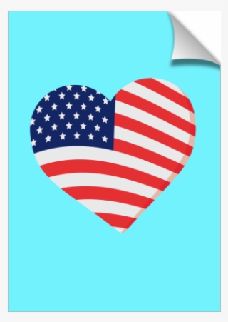 Heart In Stars And Stripes - Flag Of The United States #7872667