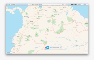 The Border Of Colombia And Brazil - Atlas #7872829