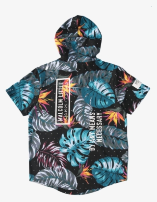 Floral Print Pullover Hoodie #7877054