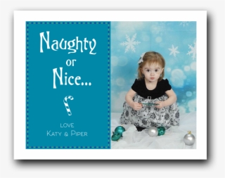 Naughty Or Nice Christmas Card - Picture Frame #7878062