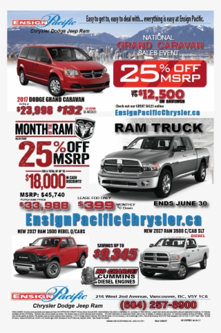 Ensign Pacific Chrysler June 1-8 - Sport Utility Vehicle #7878108