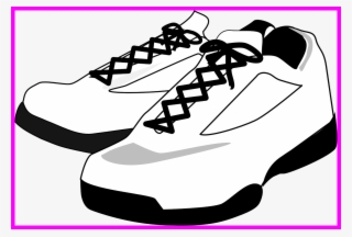Shocking Tennis Sport Stick Figure Vinyl Decal Sticker - Pair Of Shoes Png #7878286