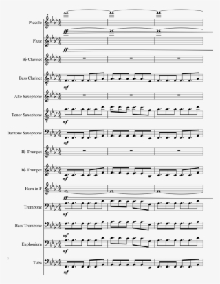 Darude- Sandstorm Sheet Music Composed By Nick Manahan - Shelter Porter Robinson Flute Sheet Music #7878699