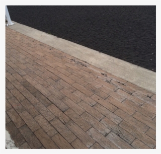 Listón Hormigón Similar A Madera - Brickwork #7878827