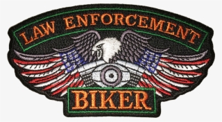 Law Enforcement Biker Patch - Emblem #7879612