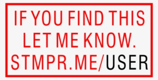 If You Find This, Let Me Know - Circle #7879939