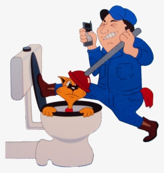 Plumber Clipart Drainage System - Plumber Cartoon Transparent Background #7882655