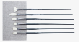 Richeson Grey Matters Brush Set Of 6 Bristle Oil Brushes - Putter #7882885