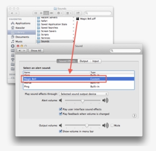 Place Custom Sounds In The /library/sounds/ Folder - Mac Os X Lion Finder #7884078