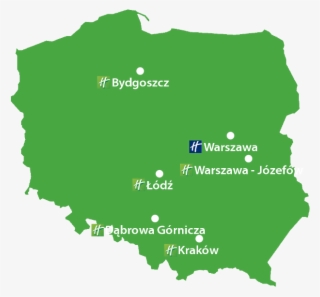 Holiday Inn Hotels In Poland - Poland Map Icon #7884198