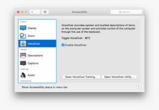 Apple Os X - Voice Over Key Mac #7884290