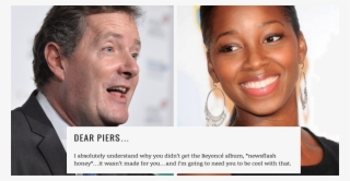 Jamelia Shut Down Piers Morgan Over "offensive" Column - Munroe Bergdorf Monroe Transgender #7885194