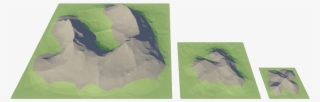 Terrain / Mountain Prefabs Comes In 3 Sizes - Low Poly Terrain Download #7885718