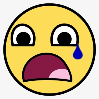 File - Sadsmiley - Svg - Surprised Smiley Png #7886579