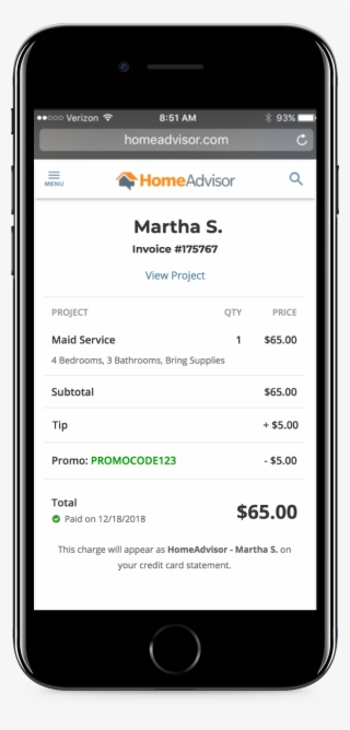 Including Project Details On Invoices Was Important - Home Advisor Top Rated #7887317