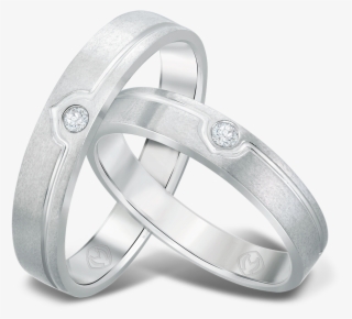 A Pair Of Wedding Rings With @0 - Pre-engagement Ring #7887393