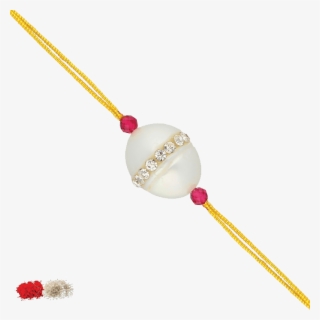 Sri Jagdamba Pearls Cz Pearl Rakhi Jpjun 18 - Bead #7888466
