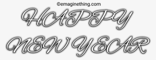 Happy New Year Text Png 2019-whatsapp Sticker,download #7888617