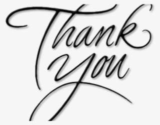 Thank You Png Transparent Images - Calligraphy #7888685