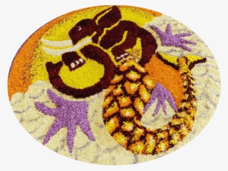 These Are A Few Flower Decorations Done During Onam - Theme Based Onam Pookalam #7889024