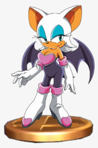 Rouge Trophy - Shadow The Hedgehog And Rouge The Bat #7889521