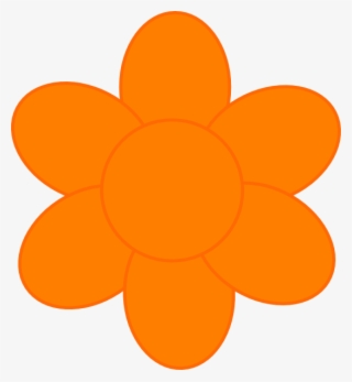 Orange Flower Svg Clip Arts 552 X 600 Px #7889653