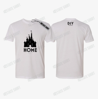 Disney Castle State Home T Shirt Mickey And Minnie - Active Shirt #7889662