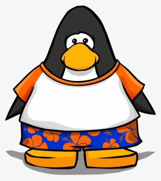 Orange Clipart Penguin - Club Penguin #7890071