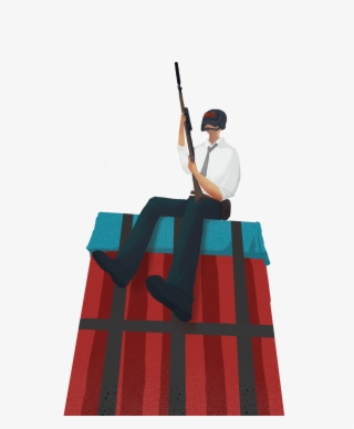 Cartoon Hand Drawn Creative Machine Gun Png And Psd - Shooting Sport #7890158