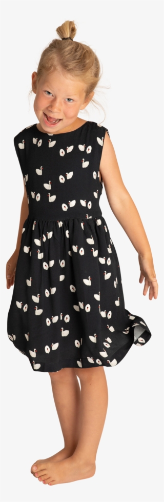 Em Sandy Dress Kids Swan Navy - Girl #7891332