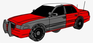 Ford Crown Victoria Fire Chief's Car Clipart - Crown Vic Clipart #7892796