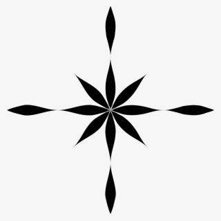 Abstract Clipart Symmetrical Flower - Flower Star Icon #7893261